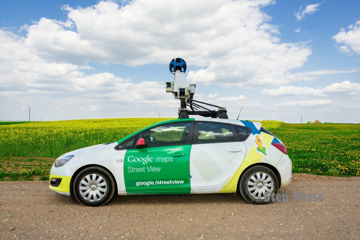 google map street car