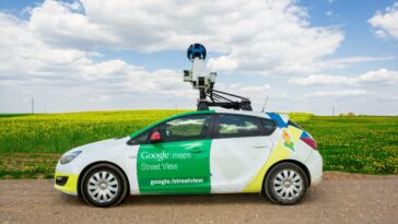 google map street car