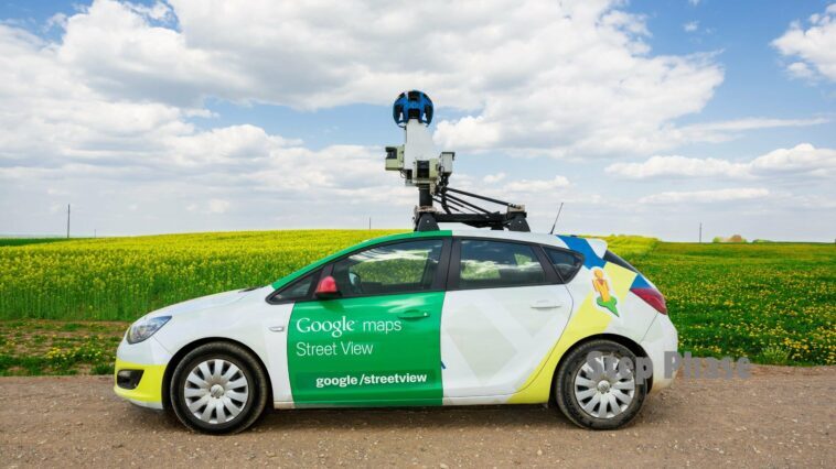 google map street car