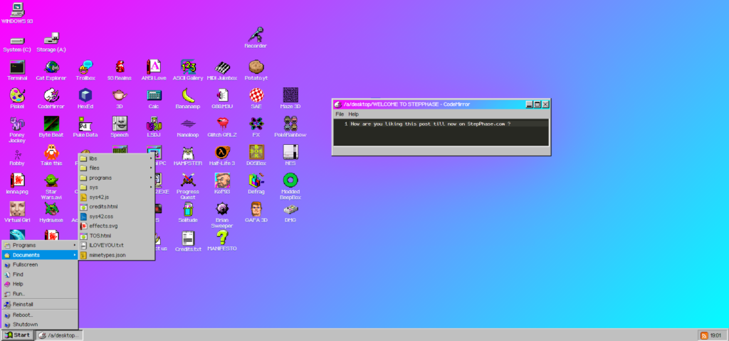 Experience Windows 93 - StepPhase