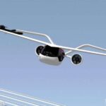 The VoloConnect is fitted with a retractable landing gear. © Volocopter