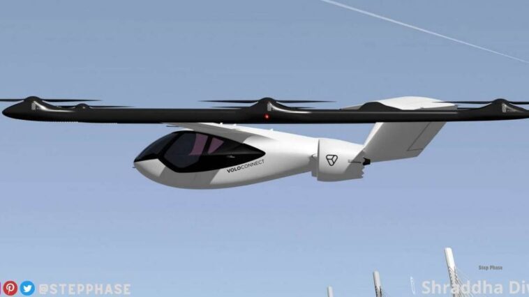 The VoloConnect is fitted with a retractable landing gear. © Volocopter