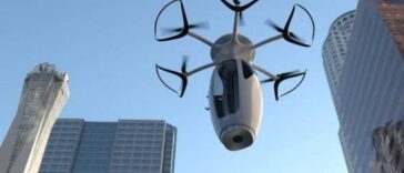 Flying capsules for getting around town, from 2025