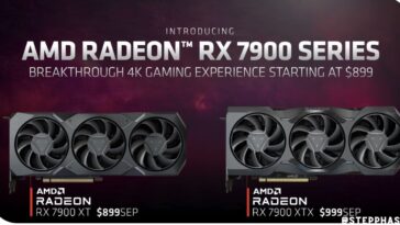 AMD Radeon RX 7900 XTX and AMD Radeon RX 7900 XT - MSRPs