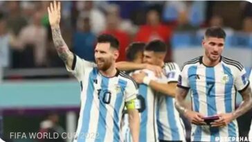 Argentina reached the quarter-finals after eight years.