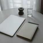 writing laptop creative workspace