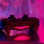 cloud gaming controller neon