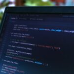 coding AI assistant laptop screen