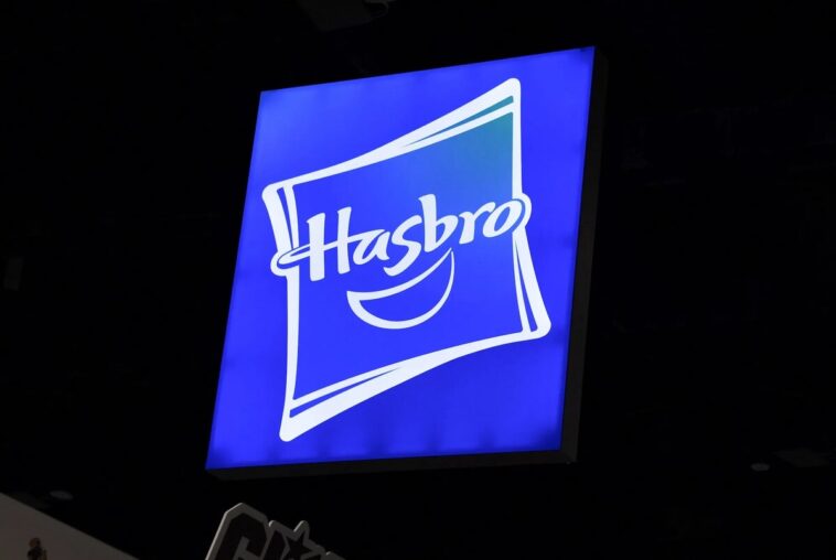 Hasbro logo at Comic-Con - Hasbro cyberattack data breach March 2026